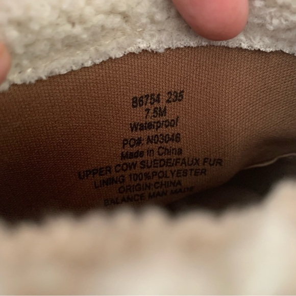 Aqua College Womens Perla Tan Suede Winter Zipper Ankle Boots US 7.5 M - Picture 9 of 9